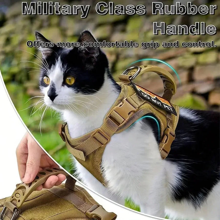 Outdoor Cat Vest | Waterproof Cat Clothes | Adjustable Cat Chest Strap | Special Walking Vest for Cats | Secure Outdoor Pet Harness