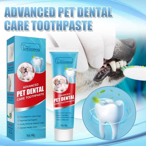 Pet Toothpaste | Cat & Dog Fresh Breath Toothpaste | Non-Harmful Teeth Care | Portable Dog Cleaning Tools | Maintenance Oral Care Device