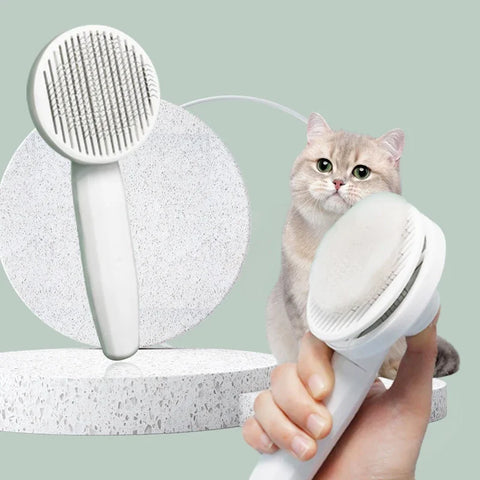 1Pc Cat Comb | Hair Removal | Pet Magic Comb | One Click Floating Hair Remover | Cat Dog Universal Cleaning | Grooming Beauty Supplies