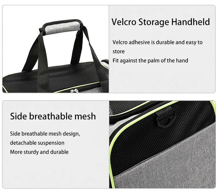 Soft-Sided Dog and Cat Carrier for Kittens – Lightweight & Portable Travel Bag