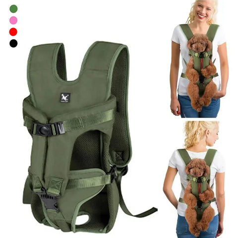 Pet Backpack Carrier | Cat Dog Front Travel Bag | Small Medium Dogs | Puppy Travel Backpack | Mochila Para Perro