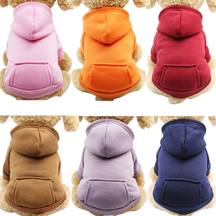 Fashion Dog Clothes – Warm Cotton Coat for Small & Large Dogs