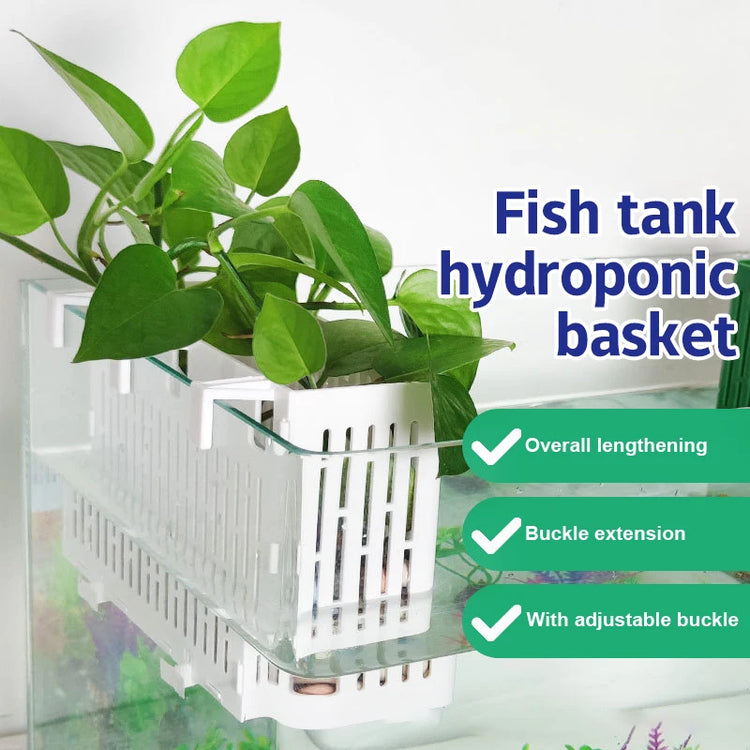 Fish Tank Hanging Planter Aquatic Plant Holder Heat-resistant Hydroponic Basket Aquarium Underwater Aquatic Plants Basket