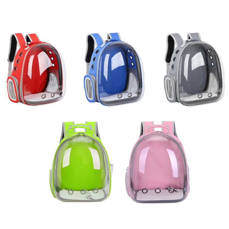 Cat Carrier Bag | Outdoor Pet Shoulder Bag | Carriers Backpack | Breathable Portable Travel Transparent Bag | For Small Dogs Cats