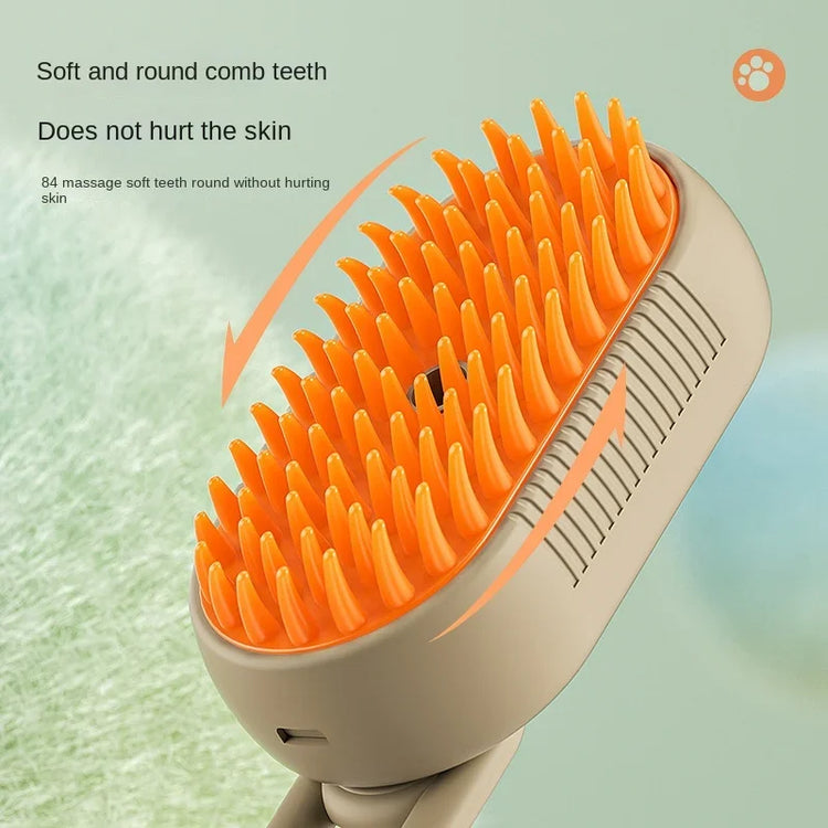 Pet Electric Spray Comb | Cat Dog Hair Removal | Cleaning Massage Grooming Tool