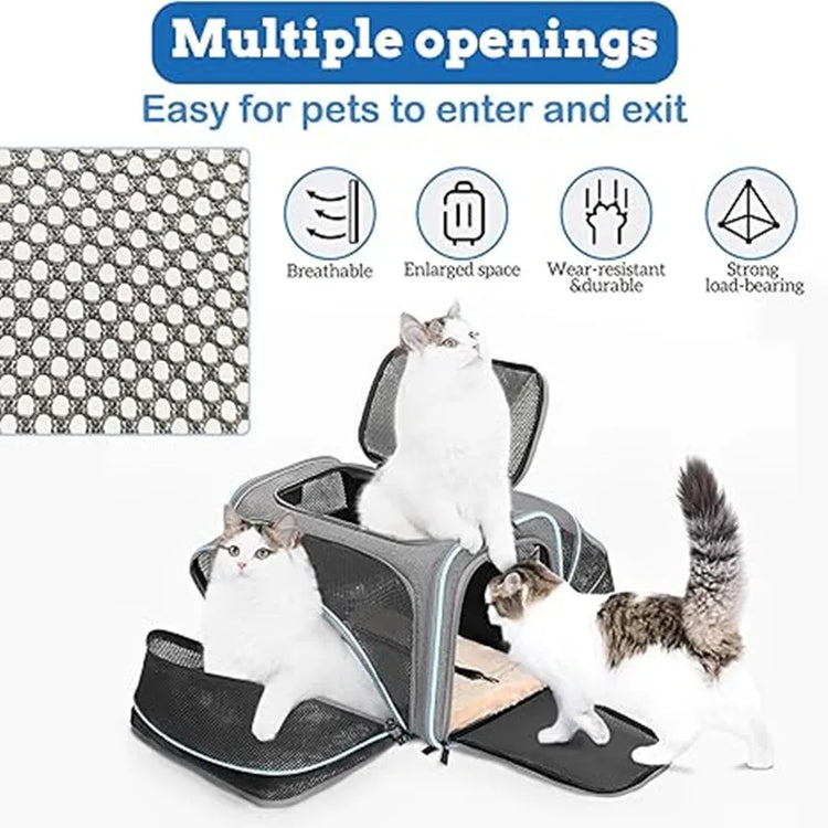 Pet Carrier Backpack Portable Foldable Cat Bag | Medium Pet Travel Carrier