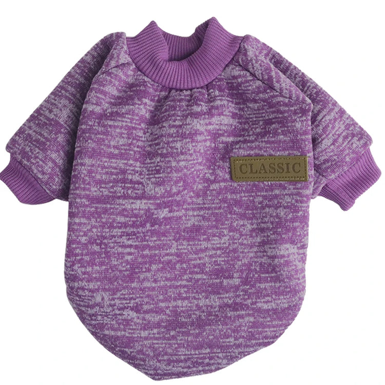 Small & Medium Dogs Clothes | Puppy Soft Sweater | Autumn & Winter Warm Pet Coat Sweatshirt