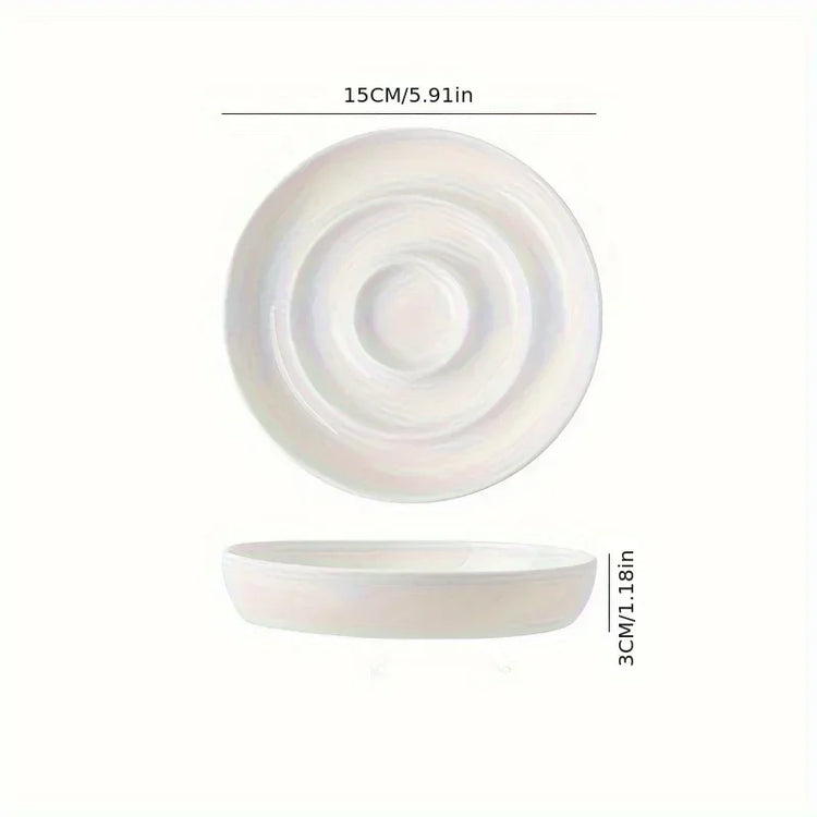 New Ceramic Cat Slow Food Bowl | Anti-choking Small Dog Food Bowl | Pet Supply