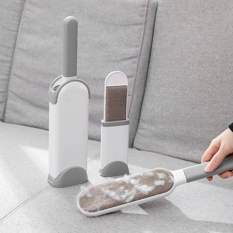 Magic Clothes Lint Remover | Reusable Pet Cat Hair Fur Roller Brush | Static Dusting Cleaning Brushes | Manual Cleaner Tool