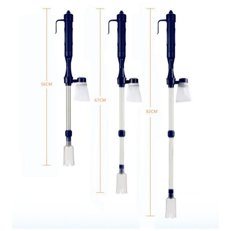 Electric Aquarium Gravel Cleaner & Water Changer – Battery/AC Powered Siphon Pump for Fish Tank Cleaning