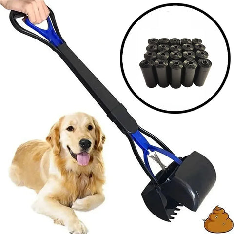 Pet Pooper Scooper with Long Handle – Portable Waste Picker for Dogs and Cats