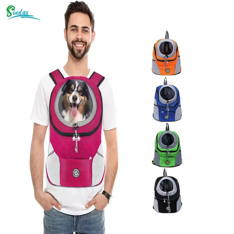 Dog Carrier Backpack – Breathable, Comfortable Pet Travel Bag for Small and Medium Dogs