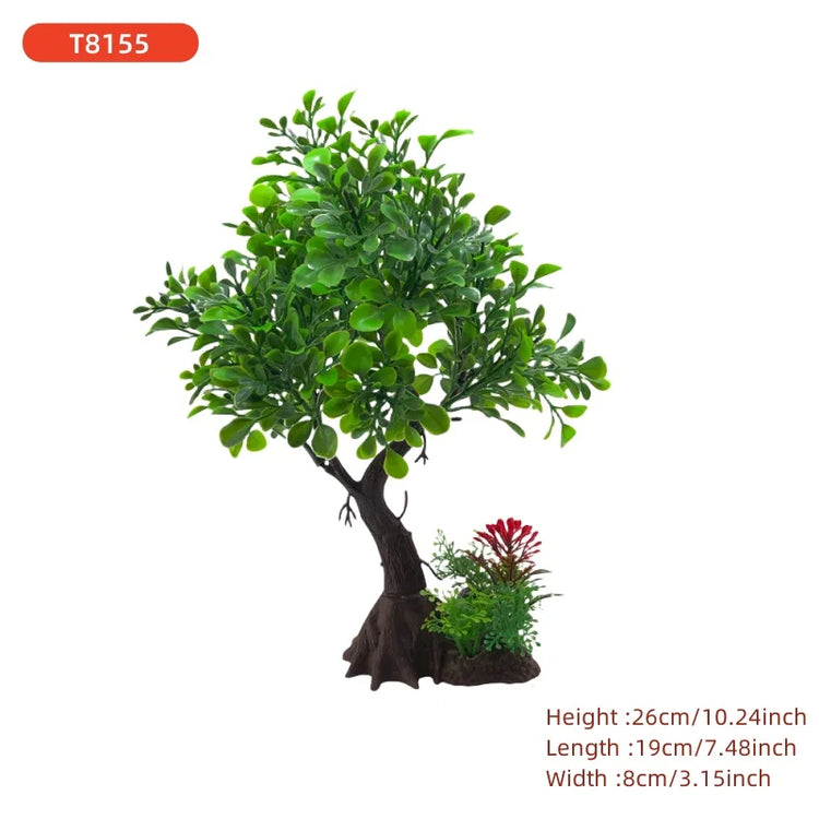 Fish Tank DIY Artificial Aquarium Plants Tree Ornament Aquatic Grass Decorations