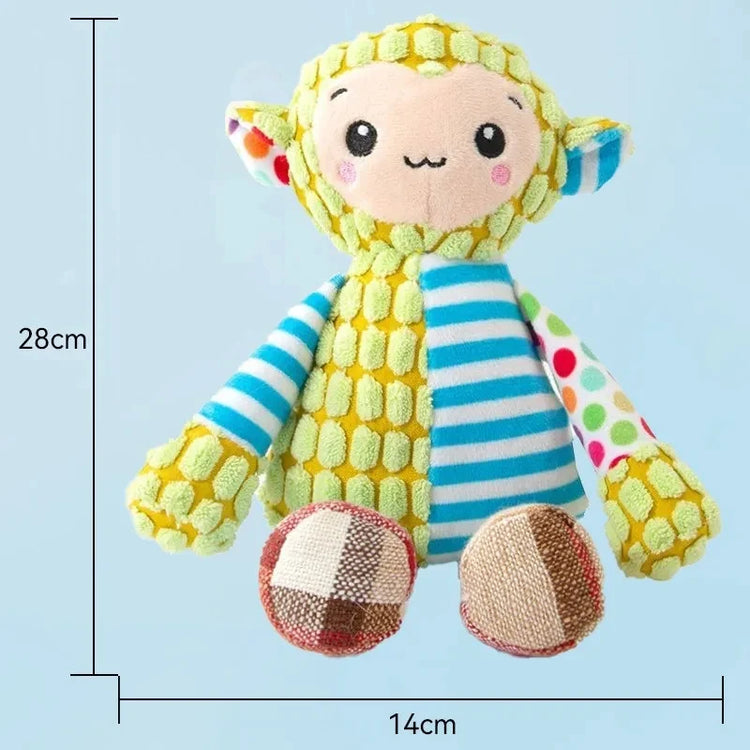 Interactive Plush Squeaky Dog Toy – Animal-Shaped Chew Toy for Puppies & Dogs
