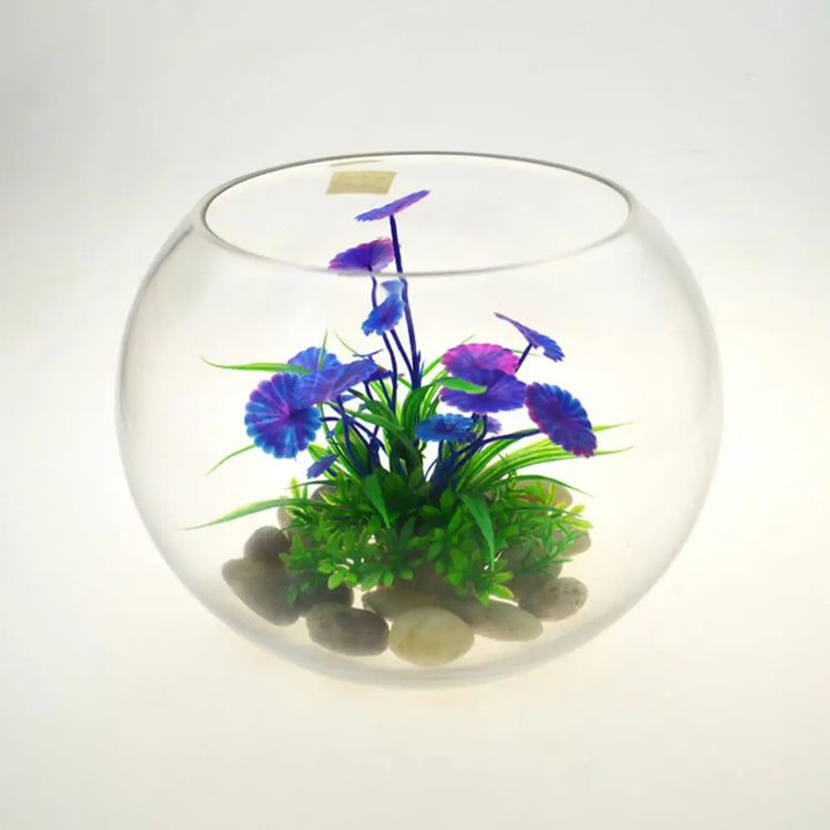 Artificial Aquatic Plant – Fade-Resistant Plastic Decor for Fish & Reptile Tanks
