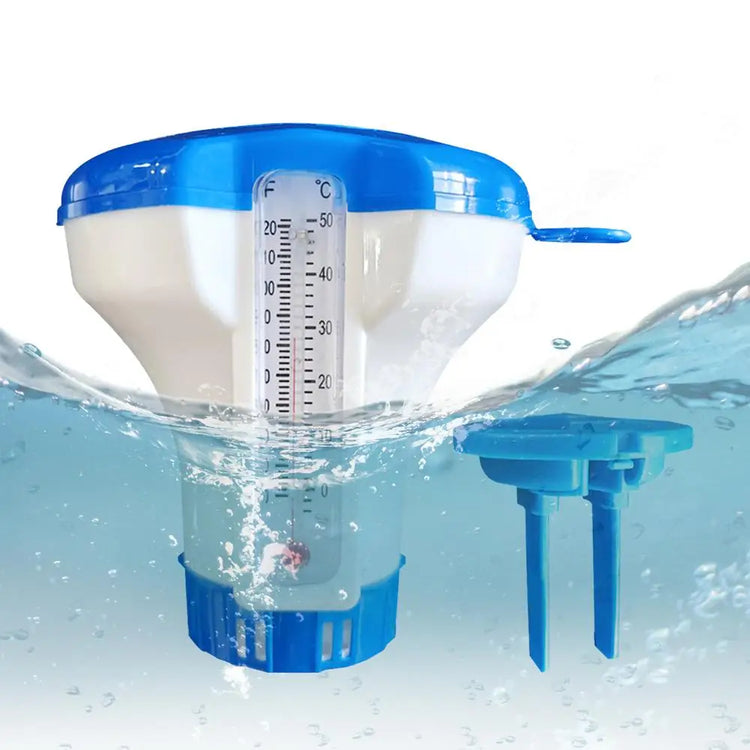 5-Inch Floating Chlorine Dispenser – Automatic Pool & Spa Chemical Tablet Sterilizer