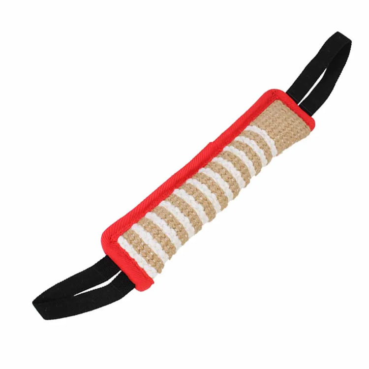 Durable Dog Tug Toy with Rope Handles for Training & Chewing Exercise