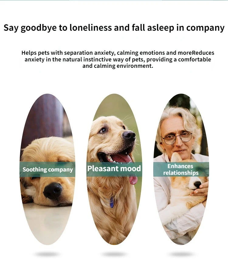 Heartbeat Snuggle Toy for Dogs – Comfort Plush for Anxiety Relief