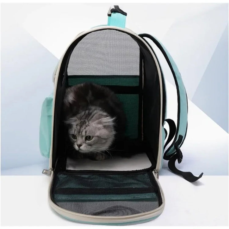 Windproof Cat/Small Dog Travel Backpack | Soft Cushion | Outdoor Pet Carrier