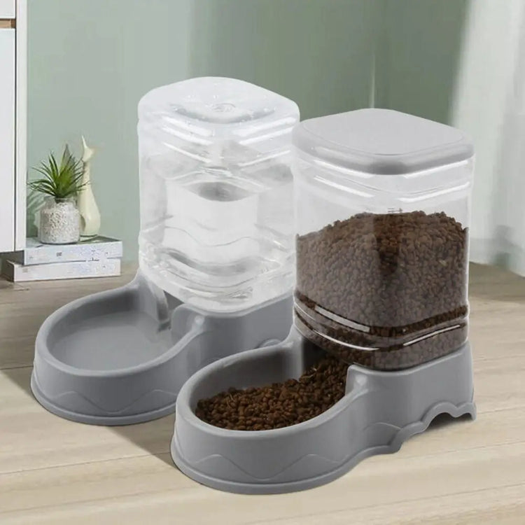 3.8L PP material Pet feeder | Pet Water Fountain Bowl | Automatic Pet Feeder for Large Cats/Dogs- Food Dispenser