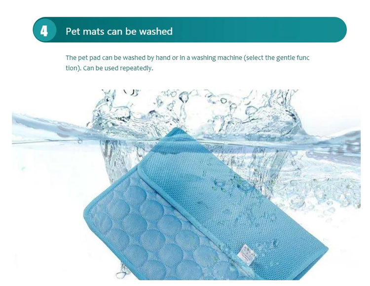 Pet Cooling Mat – Summer Extra Large Cooling Pad for Dogs & Cats