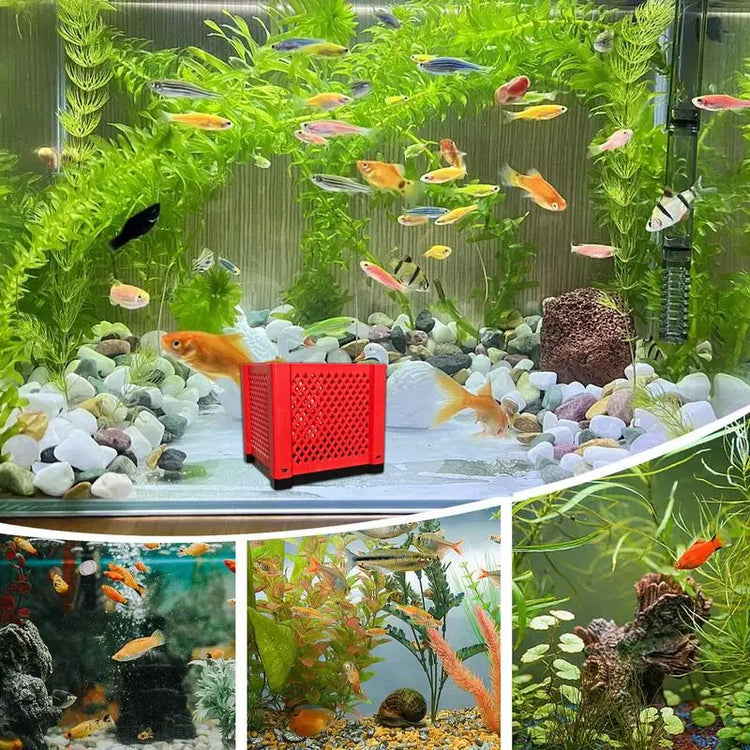 Aquarium Cube Filter – Modular Multi-Layer Fish Tank Filter Storage Box for Clear Water
