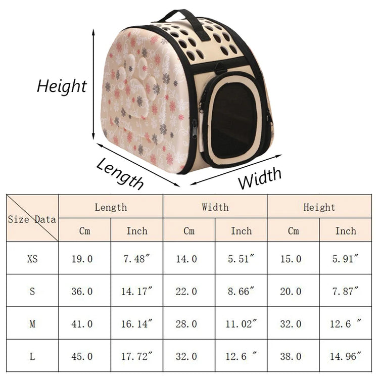 Cat & Puppy Carrier Backpack | Fashion Breathable Sling Bag | 4 Colors for Small Pets