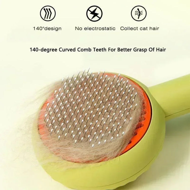 Cat Grooming Brush | Pet Grooming Tool for Dogs/Cats | Slicker Massage Brush