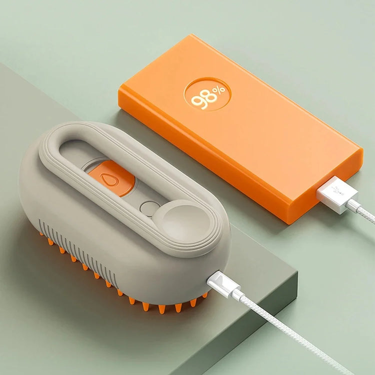 Pet Steam Brush | Cat Dog Cleaning | Steamy Electric Spray Massage Comb | 3 In 1 Hair Removal | Grooming Supplies | Pet Accessories