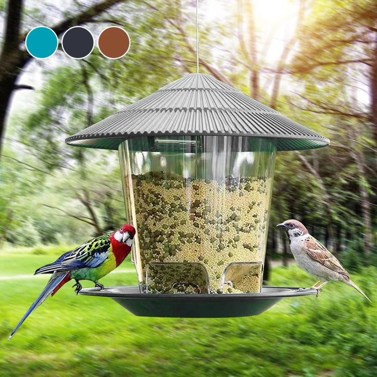 3PCS/ 2PCS/1PCS Bird Feeder | Hanging Squirrel-Proof Feeder | Large Capacity Outdoor Bird Feeder | Garden Decoration | Easy Fill & Clean