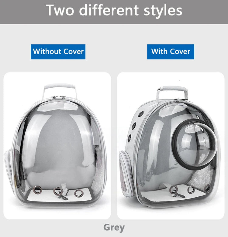 Cat Carrier Bag | Outdoor Pet Shoulder Bag | Carriers Backpack | Breathable Portable Travel Transparent Bag | For Small Dogs Cats