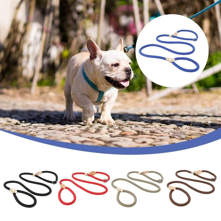 180cm Adjustable Collar Harness Dog Leash – Durable, Lightweight Nylon Rope for Puppies