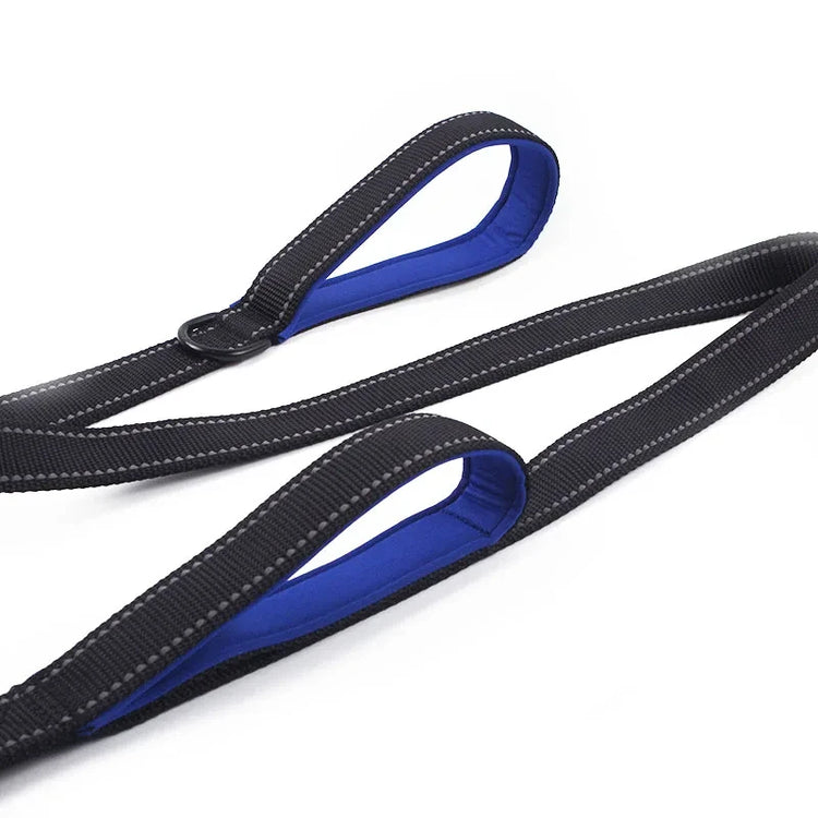 Heavy Duty Double Handle Dog Leash – Outdoor Training & Travel Lead