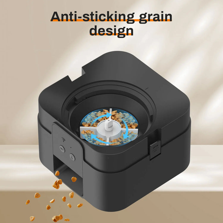 Smart Pet Feeder | Automatic Cat Dog Food Dispenser | Timed Portion Control | 2L Slow Feeder Bowl | LCD Display | Battery Operated | Pet Feeding Machine