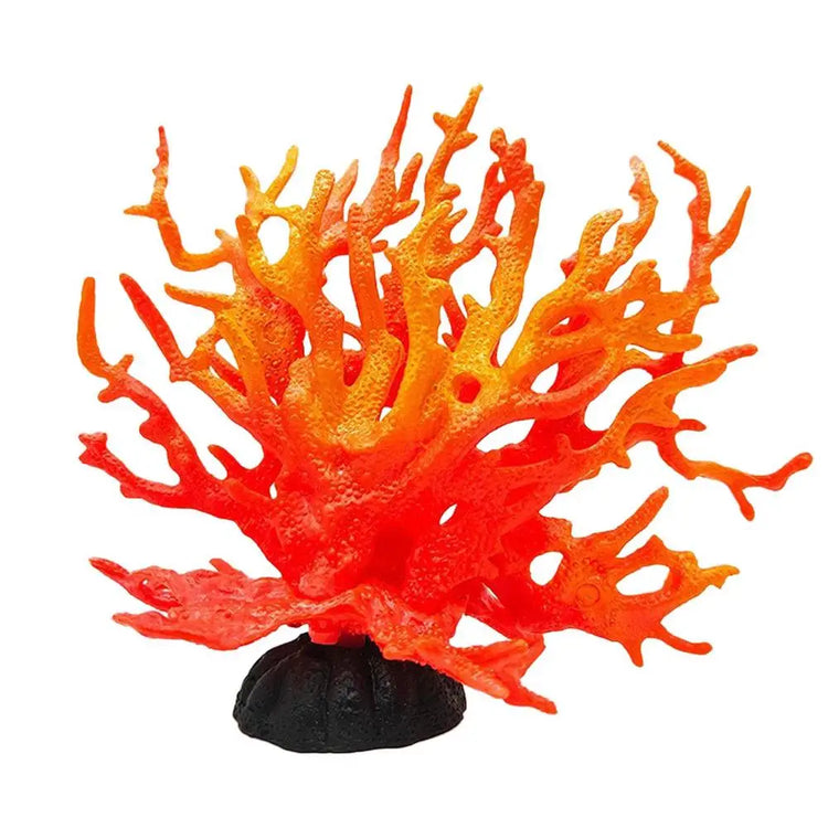 Aquarium Coral Simulation Decoration – Realistic Resin Fish Tank Plant, Multi-Color Landscape Accessory