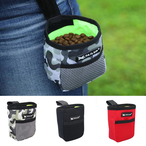 Pet Dog Training Treat Snack Waist Bag – Hands-Free Reward Pouch for Walks & Training