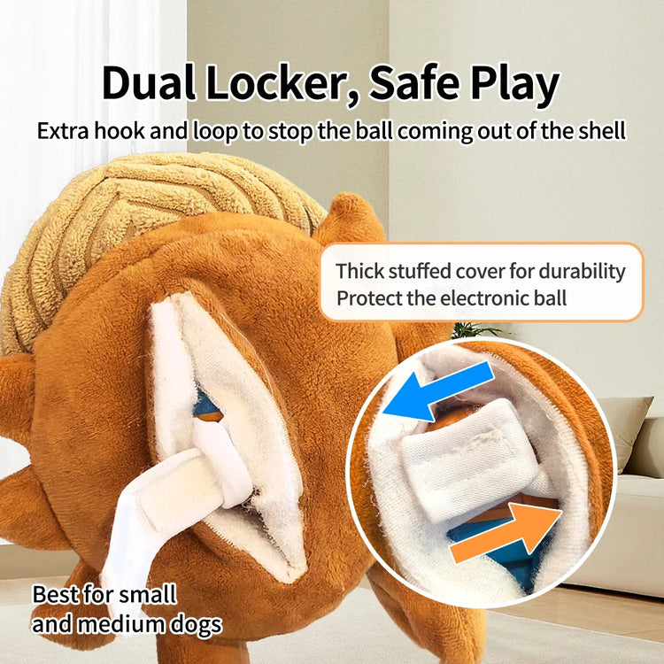 Interactive Plush Dog Toy – Dancing Ball for Small Dogs