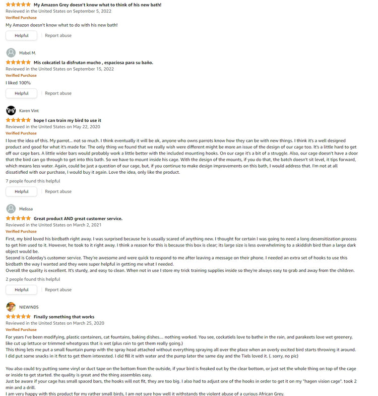 Bird Bath Shower Bathtub Box Large Hanging Clear Transparent Cube for Parrots Cage Accessories Bowl