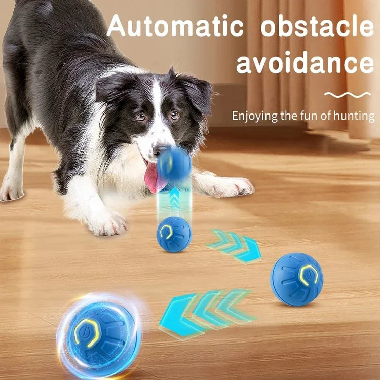 Smart Electronic Dog Toy Ball | USB Automatic Moving & Bouncing Pet Toy | Interactive Puppy Gift | Cat/Dog Products
