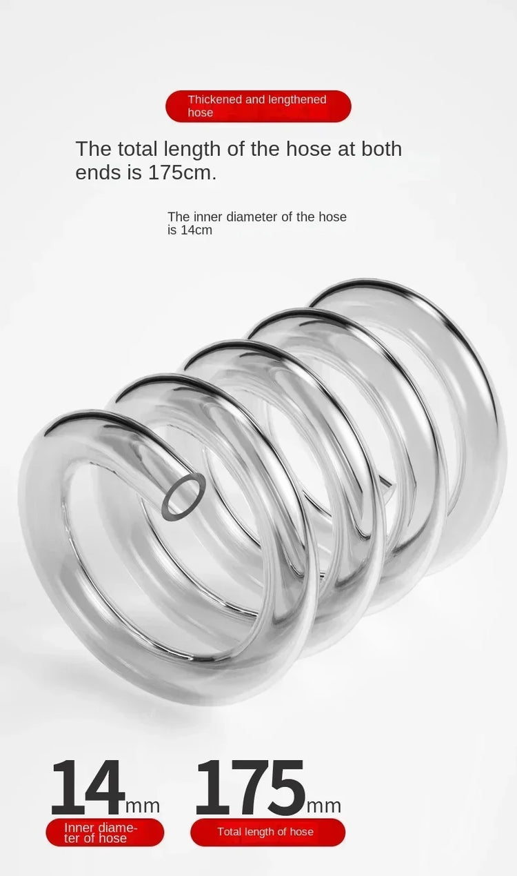 Fish Tank Water Changer Handheld Vacuum Siphon Pump with Adjustable Outlet Valve