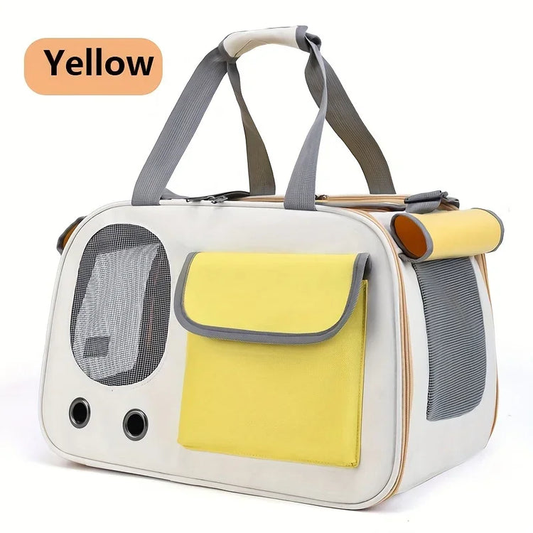 1Pcs Portable Pet Carrier Cat Bag | For Cats/Dogs | Ideal for Travel/Outdoor Activities | Suitable for Cats/Small Dogs