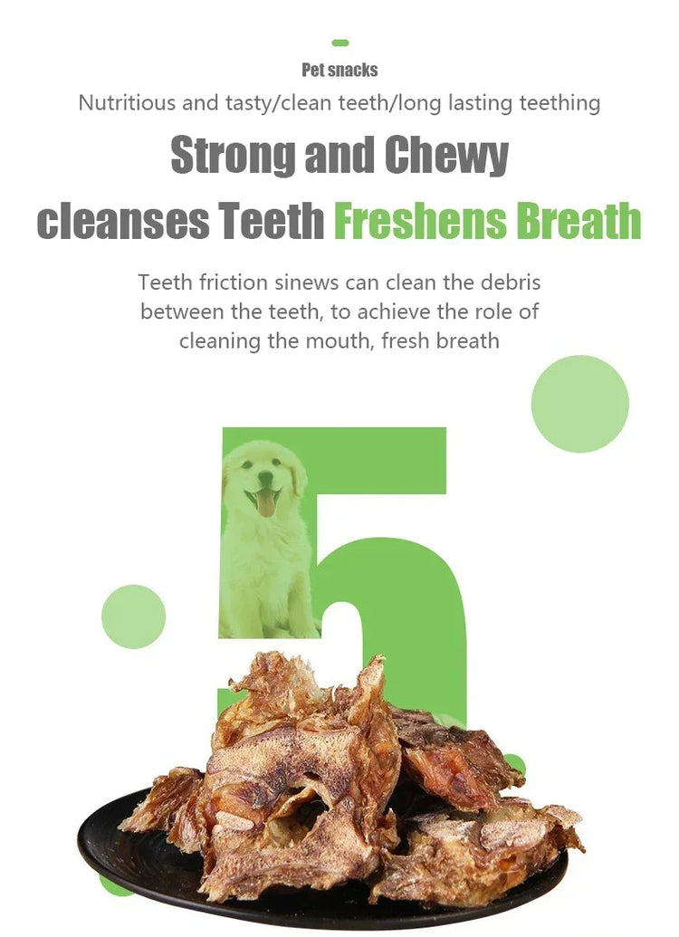 Beef Ribs Dog Treats – Natural, High-Protein Chews for Oral Health & Daily Training (50g)