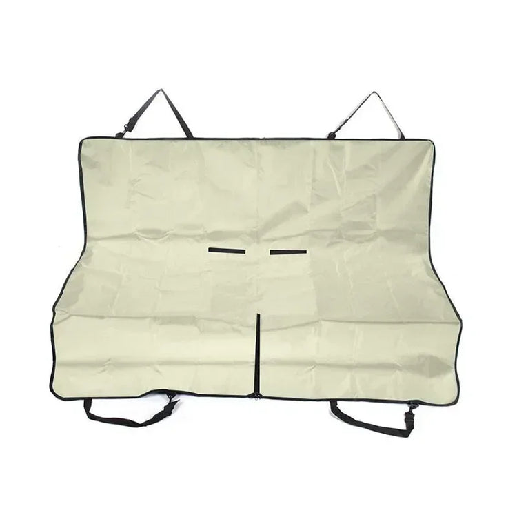 Waterproof Dog Car Seat Cover – Foldable Pet Backseat Hammock with Non-Slip Backing