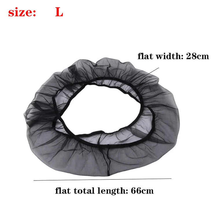 Bird Cage Seed Catcher Cover | Mesh Skirt Dust Guard | Easy-Clean Nylon Net for Parrot Cages | 2 Sizes M/L