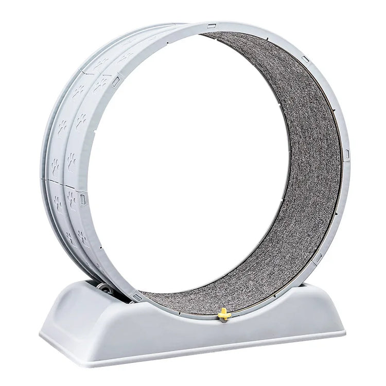 Pet Treadmill – Cat Exercise Wheel for Indoor Parkour | Easy-to-Assemble Cat Roller Toy | Durable Solid Color Cat Treadmill