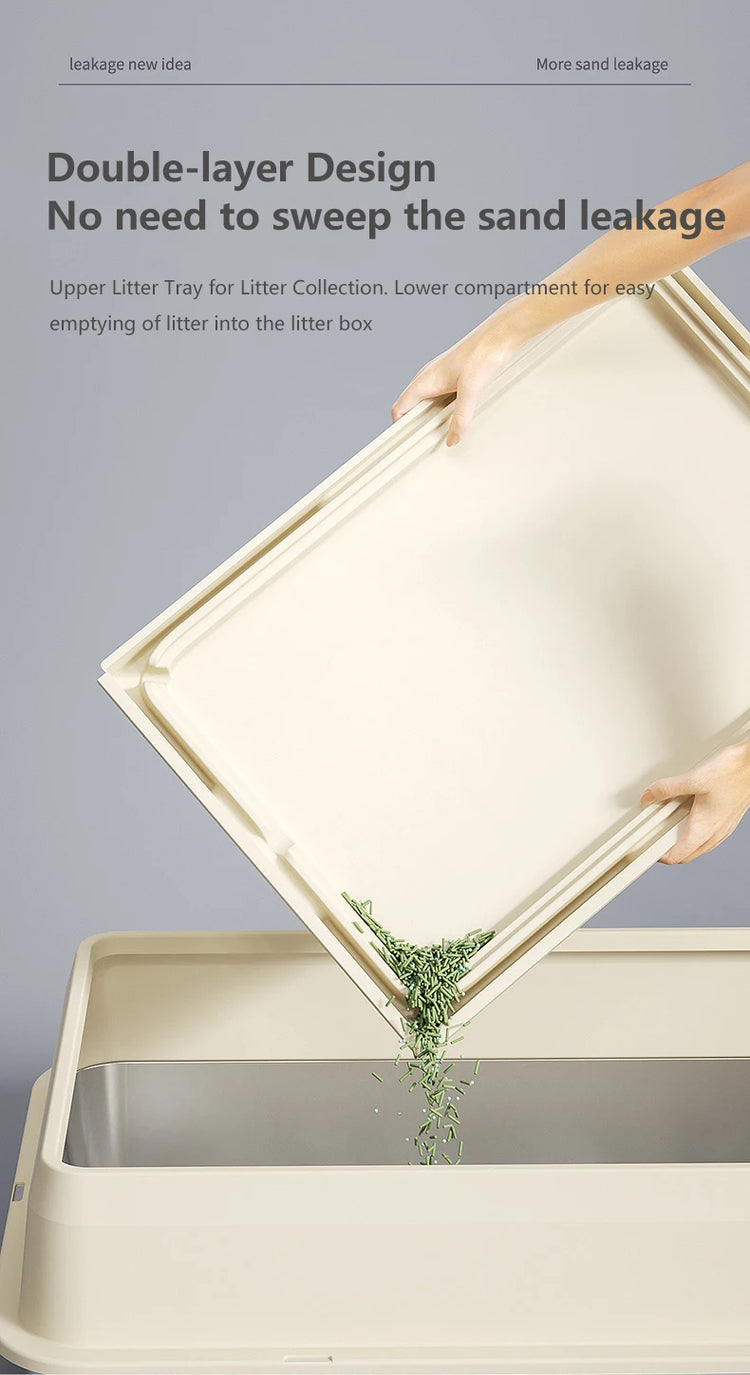 Pet Cat Litter Mat | Waterproof | Double Layer | Litter Box Pad | Cat Cleaning Accessories