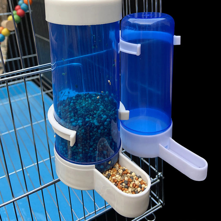 Bird Water Feeder Bottle | Hanging Cage Drinker for Parrots, Pigeons & Parakeets | No-Spill Auto Fountain Cup for Pet Birds