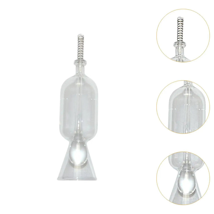 Glass Aquarium Fish Feeder – Transparent, Easy-to-Use Food Dispenser for Freshwater & Saltwater Tanks