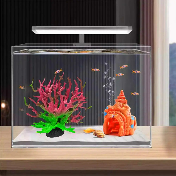 Aquarium Coral Simulation Decoration – Realistic Resin Fish Tank Plant, Multi-Color Landscape Accessory