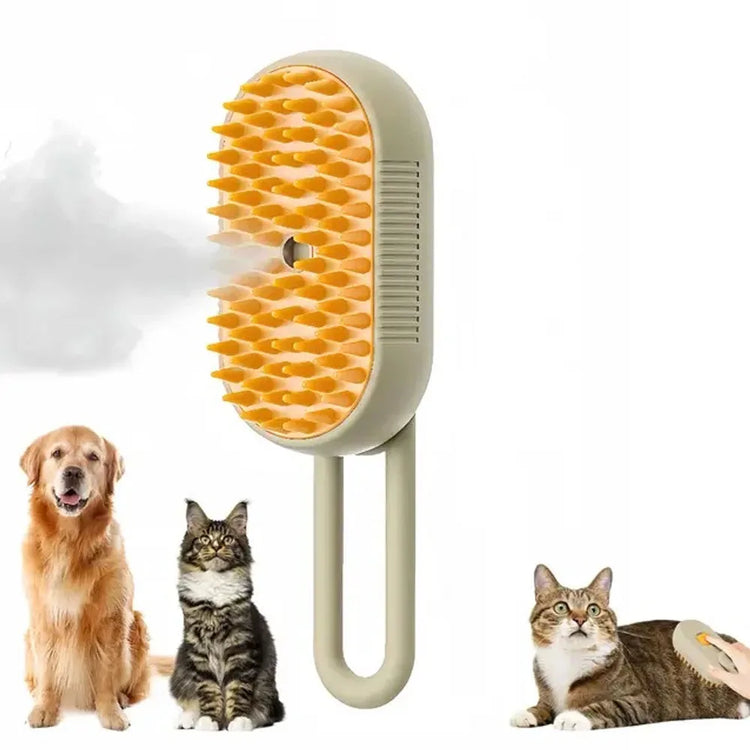 Pet Steam Brush | Cat Dog Cleaning | Steamy Electric Spray Massage Comb | 3 In 1 Hair Removal | Grooming Supplies | Pet Accessories